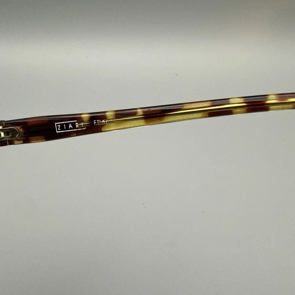 Vintage ZIARI Authentic Tortoise Nylon Sunglasses FRAMES -Green Lens-France-!